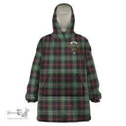 Scottish Rollo Hunting Clan Family Crest Tartan Snuggie Hoodie Plaid Wearable Blanket Hoodie