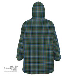 Scottish Ogilvie (Ogilvy) Hunting Ancient Clan Tartan Snuggie Hoodie Plaid Wearable Blanket Hoodie