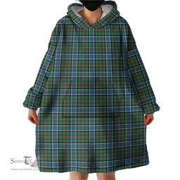 Scottish Ogilvie (Ogilvy) Hunting Ancient Clan Tartan Snuggie Hoodie Plaid Wearable Blanket Hoodie