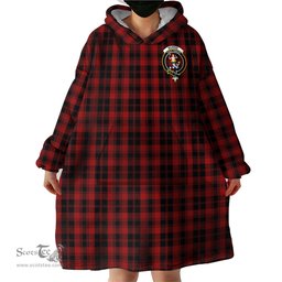 Scottish Murray of Ochtertyre Clan Family Crest Tartan Snuggie Hoodie Plaid Wearable Blanket Hoodie