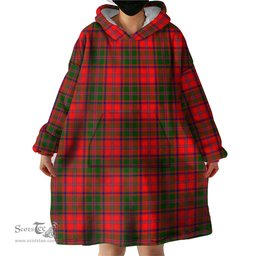 Scottish Stewart of Appin Modern Clan Tartan Snuggie Hoodie Plaid Wearable Blanket Hoodie