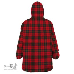 Scottish Wallace Weathered Clan Tartan Snuggie Hoodie Plaid Wearable Blanket Hoodie