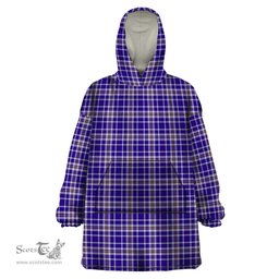 Scottish Ochterlony Clan Tartan Snuggie Hoodie Plaid Wearable Blanket Hoodie