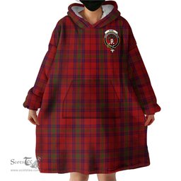 Scottish Ross Old Clan Family Crest Tartan Snuggie Hoodie Plaid Wearable Blanket Hoodie