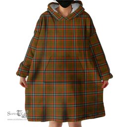 Scottish Seton Hunting Modern Clan Tartan Snuggie Hoodie Plaid Wearable Blanket Hoodie