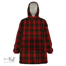 Scottish Rosser of Wales Clan Tartan Snuggie Hoodie Plaid Wearable Blanket Hoodie