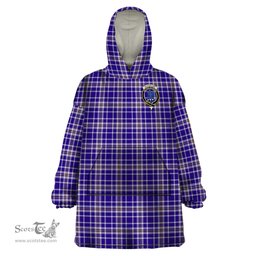 Scottish Ochterlony Clan Family Crest Tartan Snuggie Hoodie Plaid Wearable Blanket Hoodie