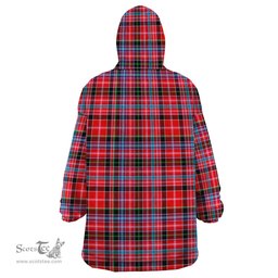 Scottish Straiton Clan Family Crest Tartan Snuggie Hoodie Plaid Wearable Blanket Hoodie