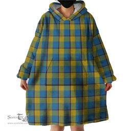 Scottish Oliver Dress Pink Clan Tartan Snuggie Hoodie Plaid Wearable Blanket Hoodie