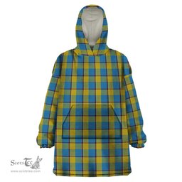 Scottish Oliver Dress Pink Clan Tartan Snuggie Hoodie Plaid Wearable Blanket Hoodie