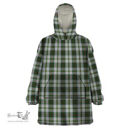 Scottish Taylor Dress Clan Tartan Snuggie Hoodie Plaid Wearable Blanket Hoodie