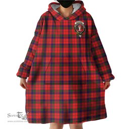 Scottish Robertson Modern Clan Family Crest Tartan Snuggie Hoodie Plaid Wearable Blanket Hoodie