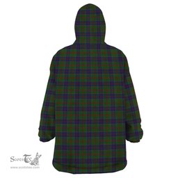 Scottish Stewart of Appin Hunting Clan Tartan Snuggie Hoodie Plaid Wearable Blanket Hoodie