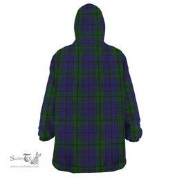 Scottish Strachan Clan Family Crest Tartan Snuggie Hoodie Plaid Wearable Blanket Hoodie