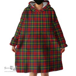 Scottish Valley Goon Clan Tartan Snuggie Hoodie Plaid Wearable Blanket Hoodie