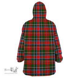 Scottish Stewart Royal Clan Tartan Snuggie Hoodie Plaid Wearable Blanket Hoodie