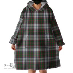 Scottish Stewart of Appin Dress Clan Tartan Snuggie Hoodie Plaid Wearable Blanket Hoodie