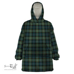 Scottish Whitson Clan Tartan Snuggie Hoodie Plaid Wearable Blanket Hoodie