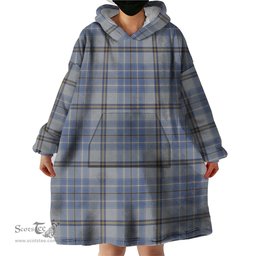 Scottish Tweedie Clan Tartan Snuggie Hoodie Plaid Wearable Blanket Hoodie