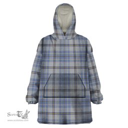 Scottish Tweedie Clan Tartan Snuggie Hoodie Plaid Wearable Blanket Hoodie