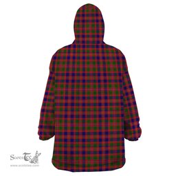 Scottish Wright Clan Tartan Snuggie Hoodie Plaid Wearable Blanket Hoodie