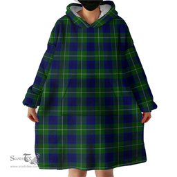 Scottish Oliphant Modern Clan Tartan Snuggie Hoodie Plaid Wearable Blanket Hoodie
