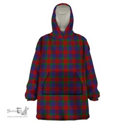 Scottish Skene of Cromar Clan Tartan Snuggie Hoodie Plaid Wearable Blanket Hoodie