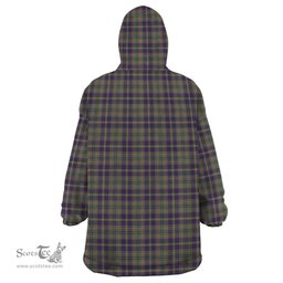 Scottish Taylor Weathered Clan Tartan Snuggie Hoodie Plaid Wearable Blanket Hoodie