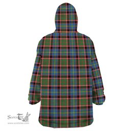 Scottish Stirling Bannockburn Clan Family Crest Tartan Snuggie Hoodie Plaid Wearable Blanket Hoodie