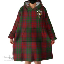 Scottish Stewart of Appin Clan Family Crest Tartan Snuggie Hoodie Plaid Wearable Blanket Hoodie