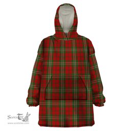 Scottish Scott Clan Tartan Snuggie Hoodie Plaid Wearable Blanket Hoodie