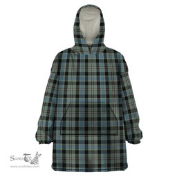 Scottish Ogilvie (Ogilvy) Hunting Clan Tartan Snuggie Hoodie Plaid Wearable Blanket Hoodie