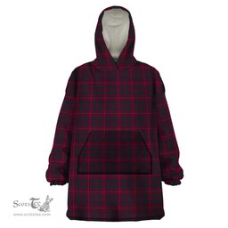 Scottish Wanstall Clan Tartan Snuggie Hoodie Plaid Wearable Blanket Hoodie
