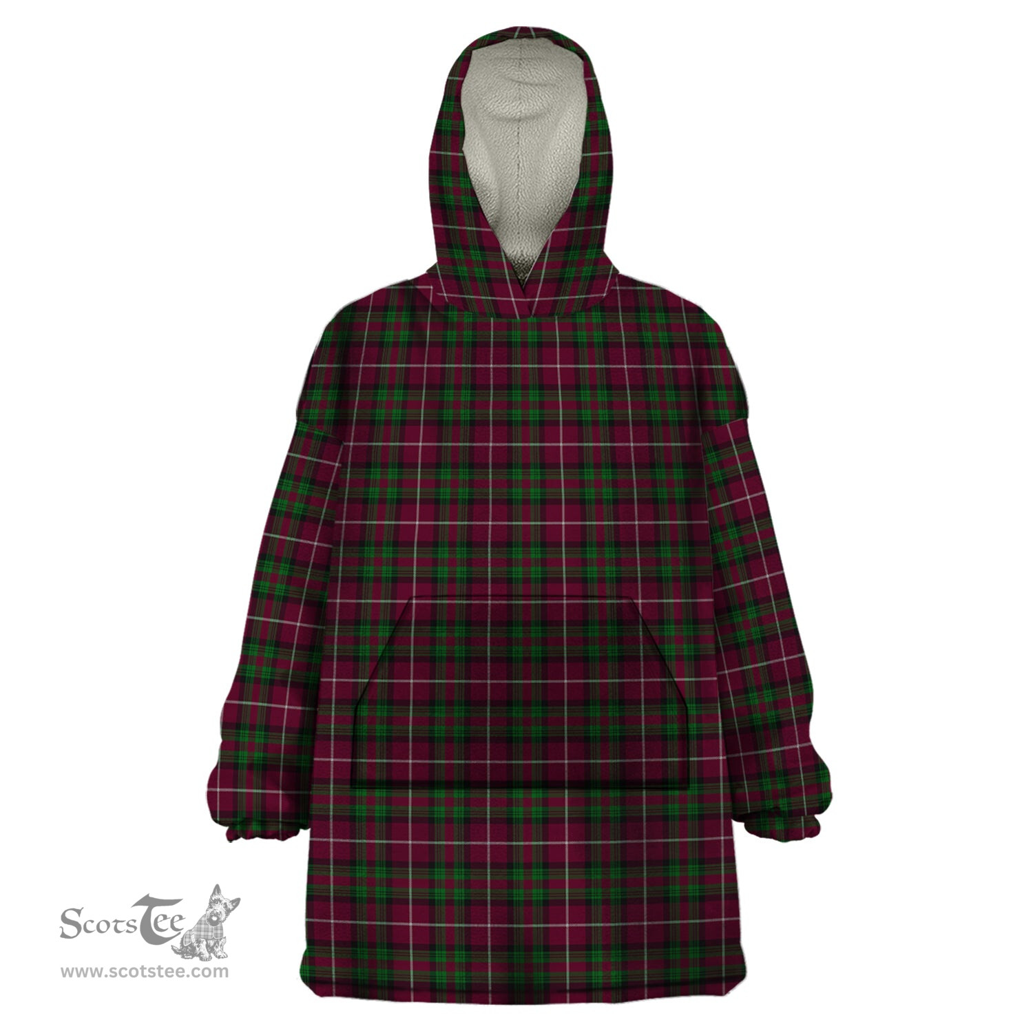 Scottish Stewart of Bute Hunting Clan Tartan Snuggie Hoodie Plaid Wearable Blanket Hoodie
