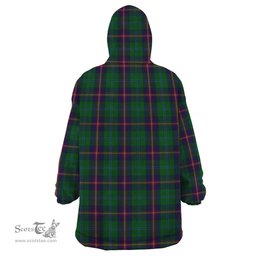 Scottish Young Clan Tartan Snuggie Hoodie Plaid Wearable Blanket Hoodie