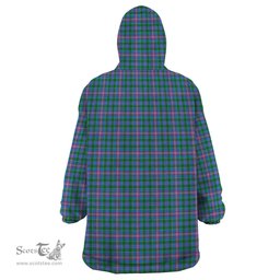 Scottish Pitcairn Hunting Clan Family Crest Tartan Snuggie Hoodie Plaid Wearable Blanket Hoodie