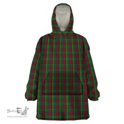 Scottish Pope of Wales Clan Tartan Snuggie Hoodie Plaid Wearable Blanket Hoodie
