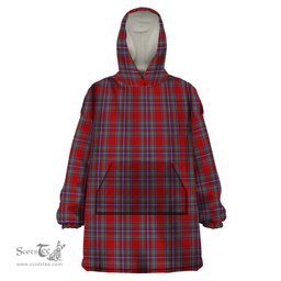 Scottish Spens Clan Tartan Snuggie Hoodie Plaid Wearable Blanket Hoodie