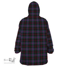 Scottish Nairn Clan Tartan Snuggie Hoodie Plaid Wearable Blanket Hoodie