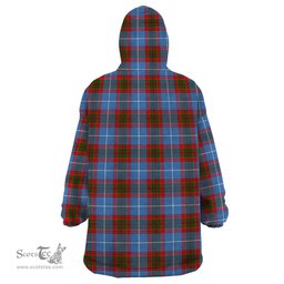 Scottish Trotter Clan Family Crest Tartan Snuggie Hoodie Plaid Wearable Blanket Hoodie