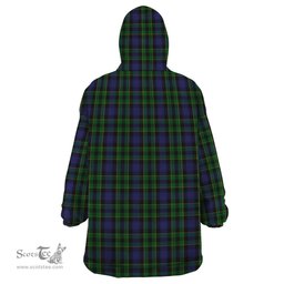 Scottish Mowat Clan Family Crest Tartan Snuggie Hoodie Plaid Wearable Blanket Hoodie