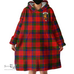 Scottish Nicolson Modern Clan Family Crest Tartan Snuggie Hoodie Plaid Wearable Blanket Hoodie