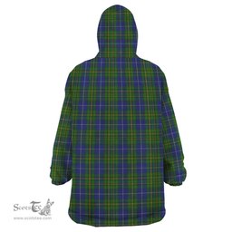 Scottish Nova Scotia Clan Tartan Snuggie Hoodie Plaid Wearable Blanket Hoodie