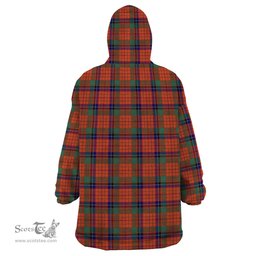 Scottish Nicolson Ancient Clan Family Crest Tartan Snuggie Hoodie Plaid Wearable Blanket Hoodie