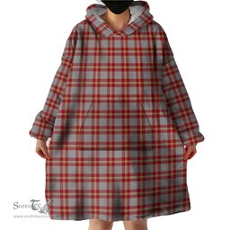 Scottish Perry Arisaid Clan Tartan Snuggie Hoodie Plaid Wearable Blanket Hoodie