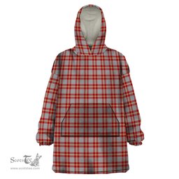 Scottish Perry Arisaid Clan Tartan Snuggie Hoodie Plaid Wearable Blanket Hoodie