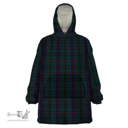 Scottish Phillips of Wales Clan Tartan Snuggie Hoodie Plaid Wearable Blanket Hoodie