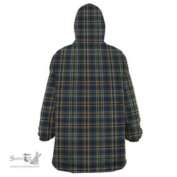 Scottish Scott Green Modern Clan Family Crest Tartan Snuggie Hoodie Plaid Wearable Blanket Hoodie