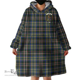 Scottish Scott Green Modern Clan Family Crest Tartan Snuggie Hoodie Plaid Wearable Blanket Hoodie
