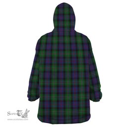 Scottish Rose Hunting Clan Family Crest Tartan Snuggie Hoodie Plaid Wearable Blanket Hoodie